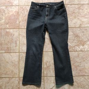 Pashu Unbelievable Fit Dark Wash Boot Cut Jeans 12 B3